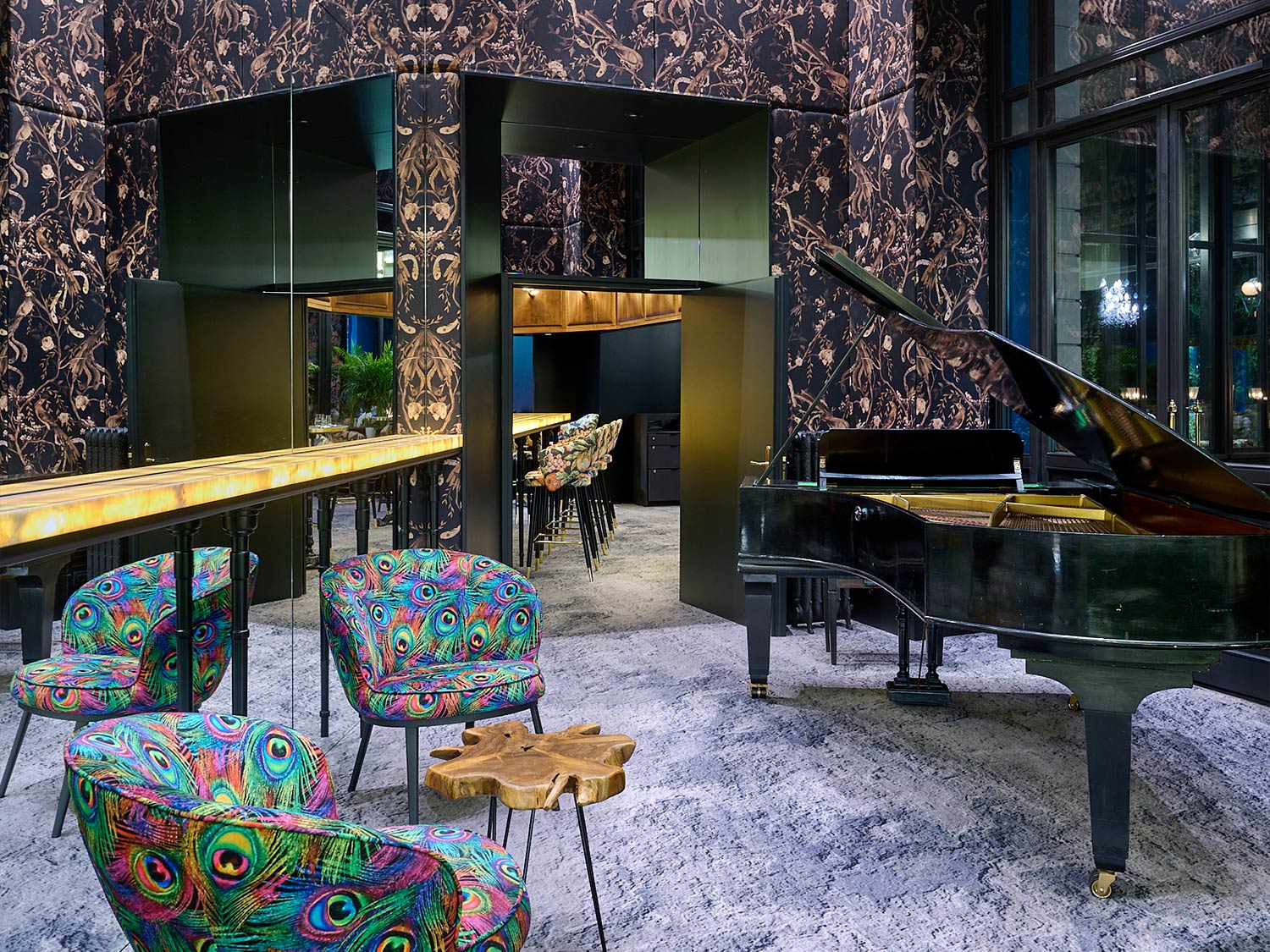 Negroni Bar Corridor Piano2